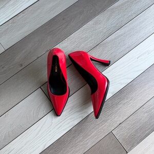 Fashion Nova Slay The Day Pumps - Red